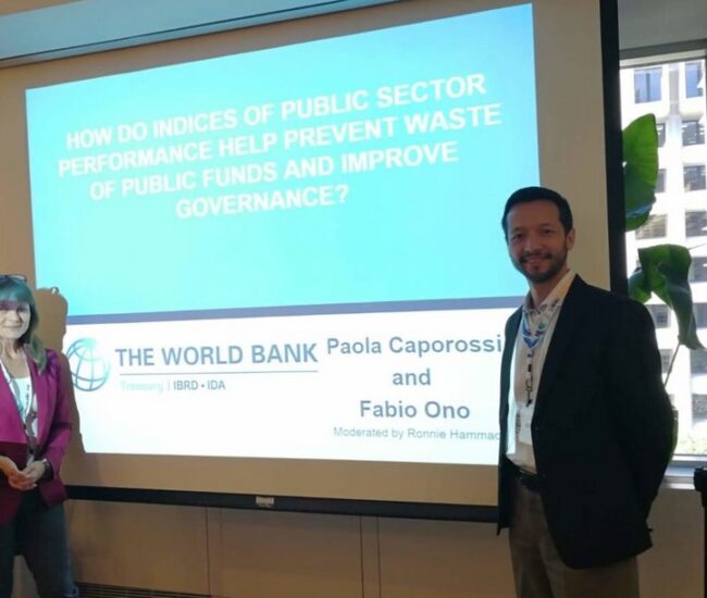 Washington, World Bank: P. Caporossi, F. Ono
