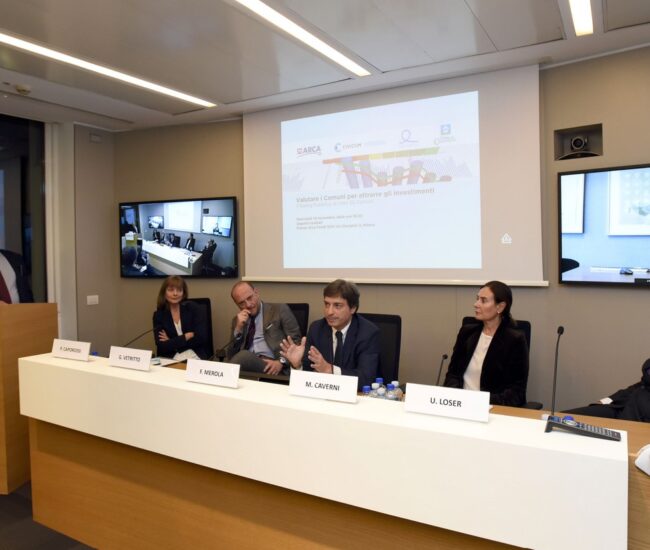 Milan, Evaluating Municipalities to attract investments: F. Merola, G. Vetritto, P.Caporossi